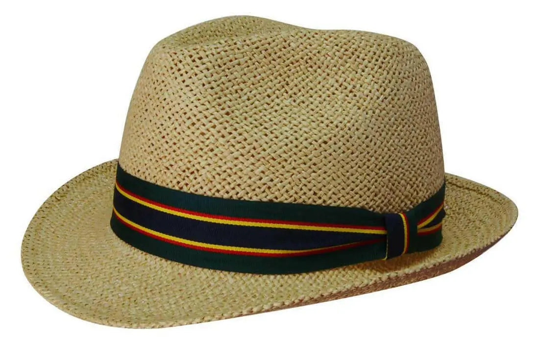 Headwear Fedora Straw Hat X12 - S4287 Metro Workwear.